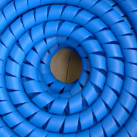 Kunststoff Scheuerschutz blau SKW63