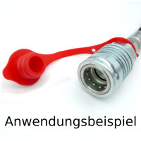 Staubschutz Hydraulik Kupplung für Muffe BG3 Schutzkappe ISO-A hart