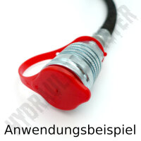 Staubschutz Hydraulik Kupplung für Muffe BG3 Schutzkappe ISO-A hart
