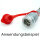 Staubschutz Hydraulik Kupplung für Muffe BG3 Schutzkappe ISO-A hart