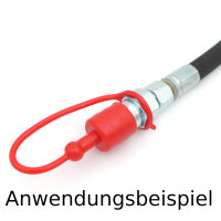 Staubschutz Hydraulik Kupplung für Stecker BG3 Schutzkappe ISO-A weich