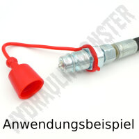 Staubschutz Hydraulik Kupplung für Stecker BG3 Schutzkappe ISO-A weich