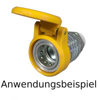 FASTER Staubschutz-Klappe BG3 Clip Staubschutzkappe für ISO-A Hydraulikkupplung