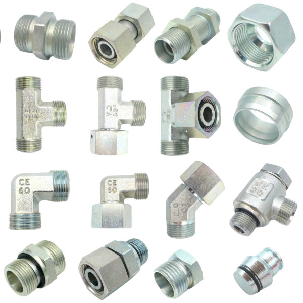 Metrische Verschraubungen Gerade leicht Schneidringverschraubungen Hydraulik