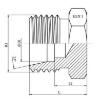 Hydraulik Verschlussstopfen/ ROV 35L M42x2