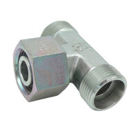 Hydraulik Einstellbare T-Verschraubung 22L M30x2