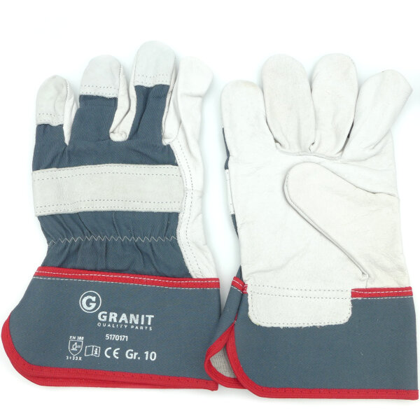 Granit Vollleder-Handschuhe 1Paar