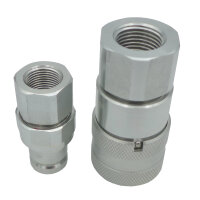 Hydraulikkupplung FlatFace Steck Kupplung Innengewinde Zoll BSP