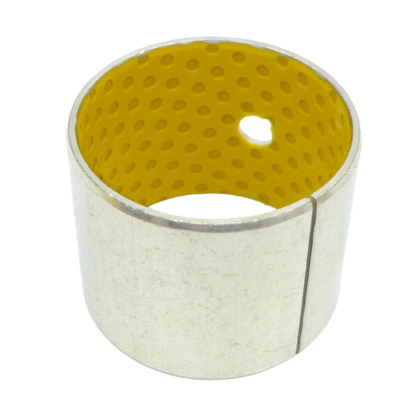 Gleitlager Buchse Stahl + POM wartungsarm Lagerbuchse gelb für Bolzen Welle 35x39mm 35mm