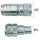 Hydraulikkupplung Flat Face Steck Kupplung metrisch + zöllig