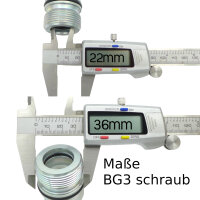 Staubschutzkappe Für Schraubkupplung HSK BG1-BG6...
