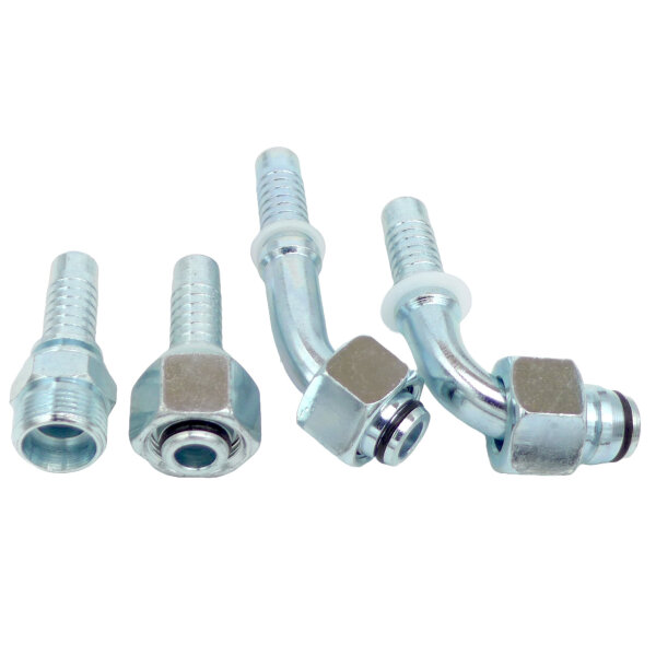 Hydraulik Schlaucharmatur Pressnippel metrisch DKOL DN6, DN8, DN10, DN12