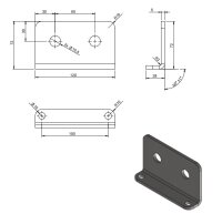 Schotthalter 10L 2-Fach