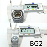 Staubschutzkappe weich für Hydraulikkupplung ISO-A // BG1 - BG6