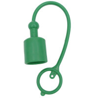 Staubschutzkappe weich ISO-A BG3 für Stecker grün
