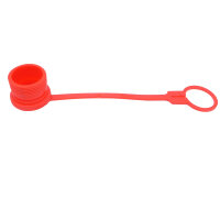 Staubschutzkappe schraub HSK BG2-Stecker Rot