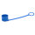 Staubschutzkappe schraub HSK BG3-Muffe Blau
