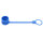 Staubschutzkappe schraub HSK BG3-Stecker Blau