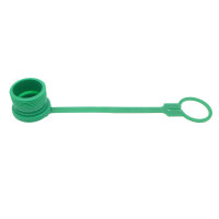 Staubschutzkappe schraub HSK BG3-Stecker Grün