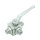 3/2-Wege Hydraulik Kugelhahn BKH 08L L-Bohrung