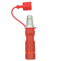 DIXGRIP Griffstück mit BG3 ISO-A Stecker Rot +