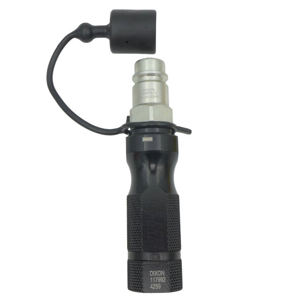 DIXGRIP Griffstück mit BG3 ISO-A Stecker Schwarz -