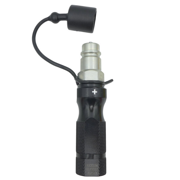 DIXGRIP Griffstück mit BG3 ISO-A Stecker Schwarz +