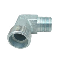 Metrisch auf BSPT-zoll Winkel Einschraub Verschraubung konisch/kegelig Gewinde LR Hydraulik 90°