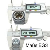 Hydraulikschläuche Satz für z.B. Oberlenker gewinkelt 3/8" mit Stecker