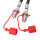 Hydraulikschläuche Satz für z.B. Oberlenker gewinkelt 3/8" mit Stecker