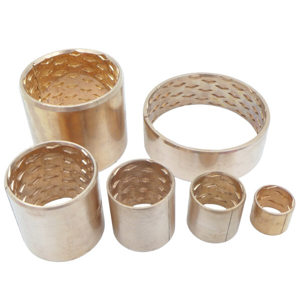 Gleitlager Buchse Bronze Schwerlast wartungsarm