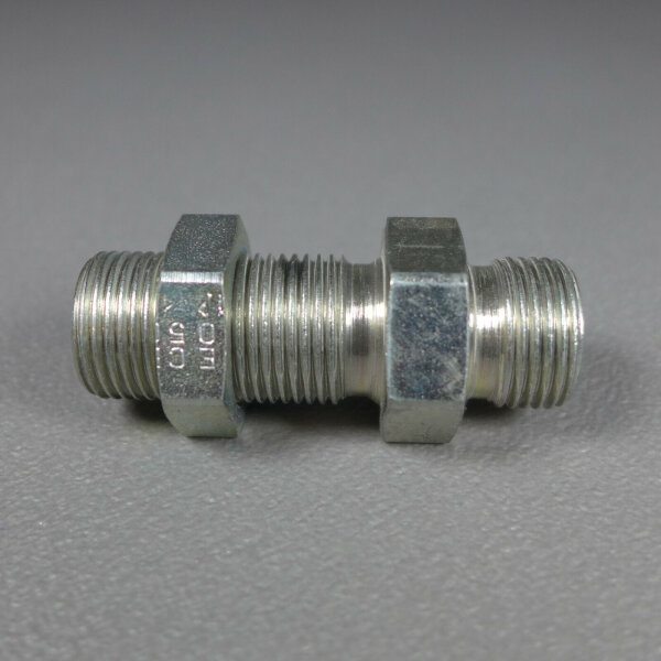 Hydraulik Verschraubung BSP Zoll Schottverschraubung 1/2"